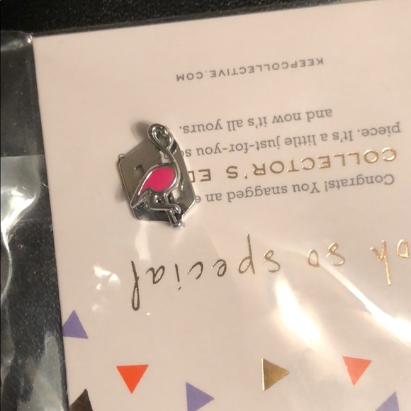 Keep Silver Flamingo with Pink - Picture 2 of 2